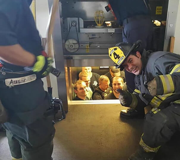 Fire Department Rescues Their Police Department