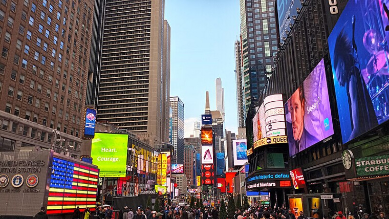 Times Square Is Both Overwhelming and Underwhelming