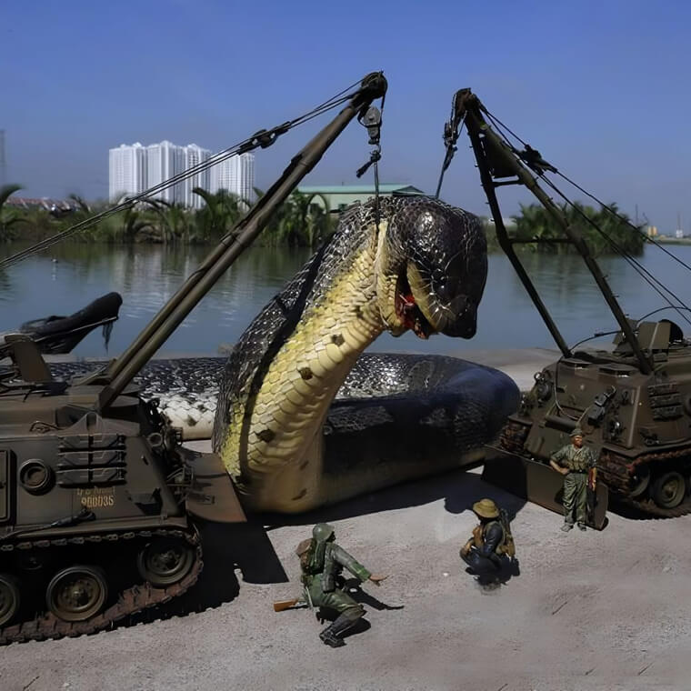 A Snake So Big There's A Hollywood Movie About It