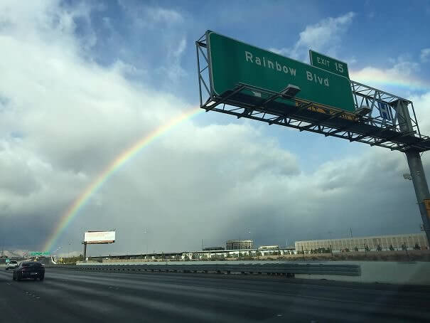 A Rainbow on Rainbow Boulevard