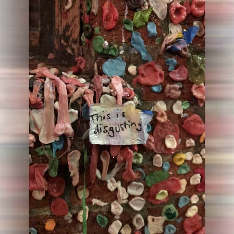 The Market Theater Gum Wall Is More Disgusting Than Interesting