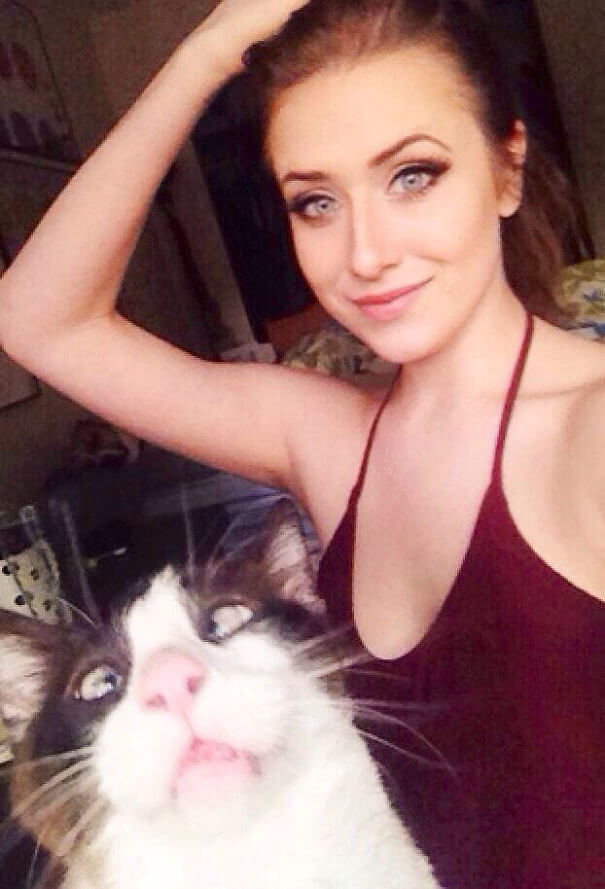 When Your Cat's a Little Possessed but Won't Miss Out